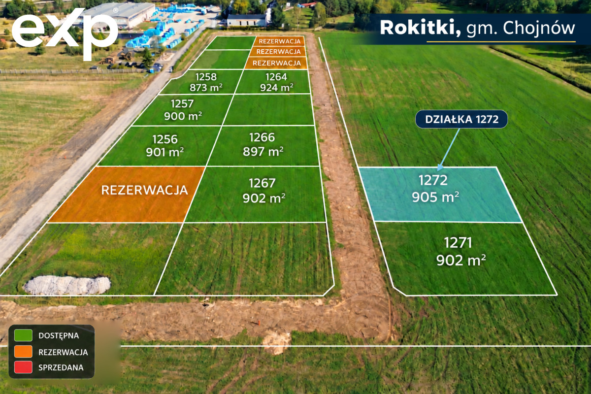 Land (For Single-Family Development) for sale in Rokitki, 59-225, Rokitki, legnicki, DOLNOŚLĄSKIE, Polska, 905 m²