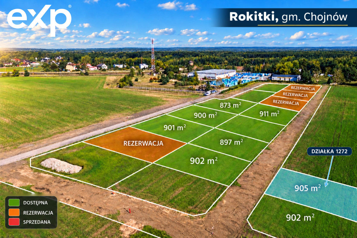Land (For Single-Family Development) for sale in Rokitki, 59-225, Rokitki, legnicki, DOLNOŚLĄSKIE, Polska, 905 m²