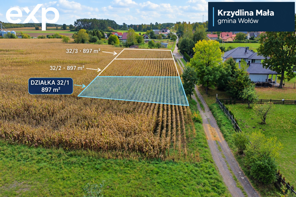 Działka (Pod zabudowę jednorodzinną) na sprzedaż w Lubiąż, 56-100, Lubiąż, wołowski, DOLNOŚLĄSKIE, Polska, 897 m²