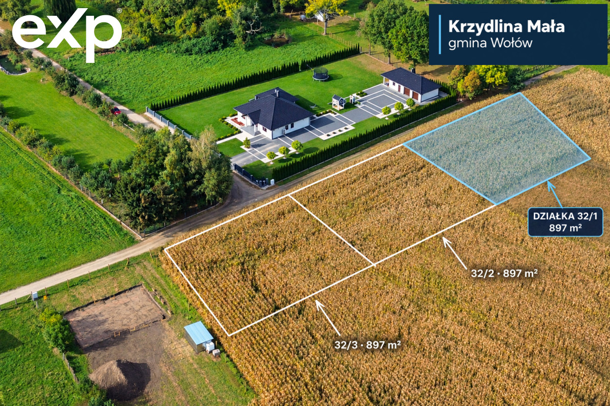 Działka (Pod zabudowę jednorodzinną) na sprzedaż w Lubiąż, 56-100, Lubiąż, wołowski, DOLNOŚLĄSKIE, Polska, 897 m²
