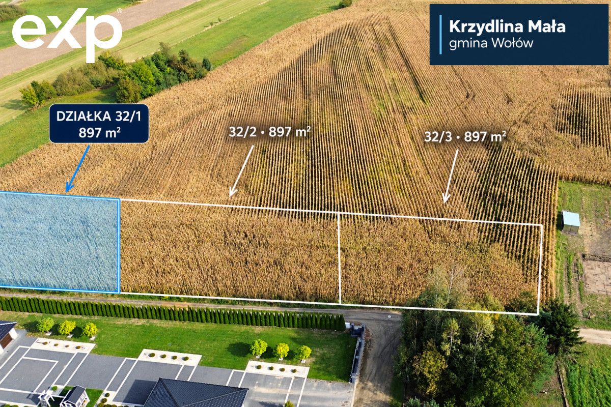 Działka (Pod zabudowę jednorodzinną) na sprzedaż w Lubiąż, 56-100, Lubiąż, wołowski, DOLNOŚLĄSKIE, Polska, 897 m²