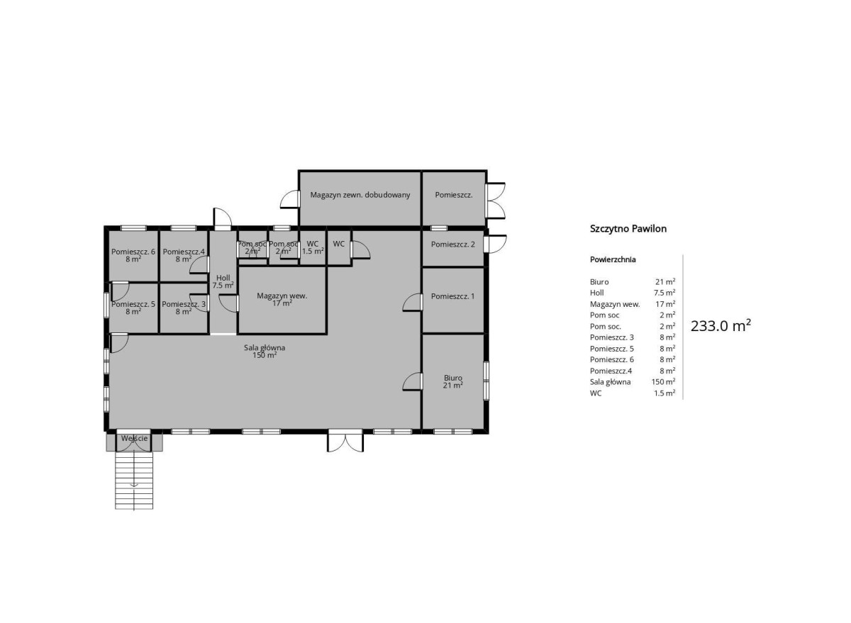 Lokal handlowy/usługowy na sprzedaż w Szczytno, ul., Polna, 12-100, Szczytno, szczycieński, WARMIŃSKO-MAZURSKIE, Polska, 244 m²