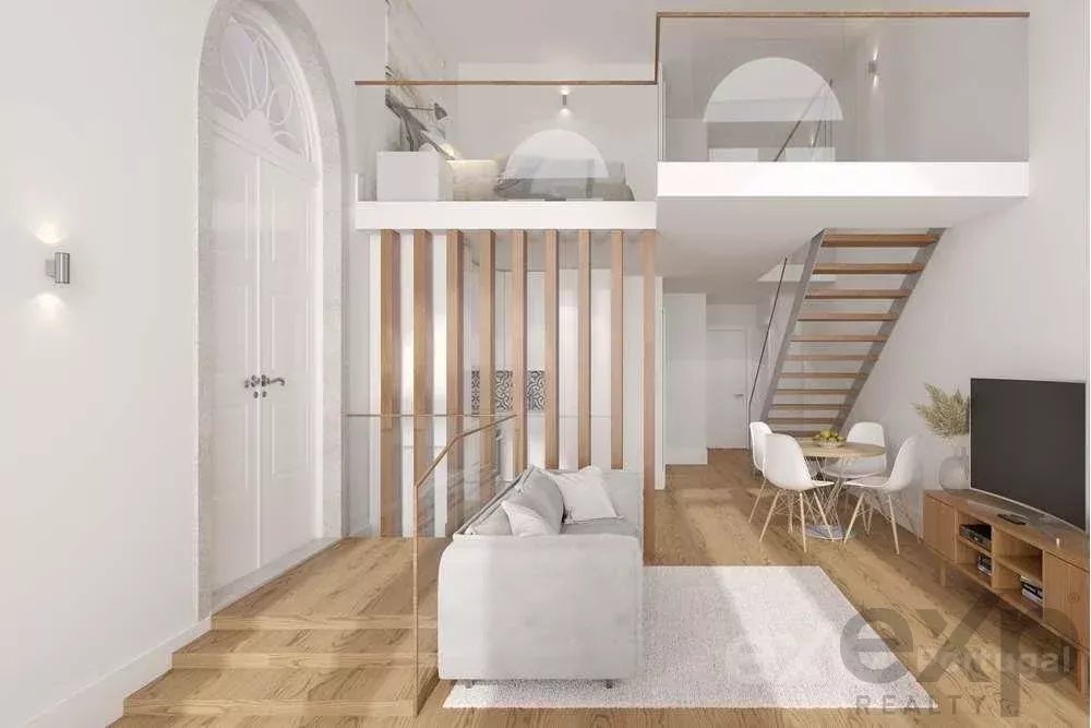 Apartamento T1(Loft) com Terraço e vista para o Rio Douro em Vila Nova de Gaia - Fervença Palace