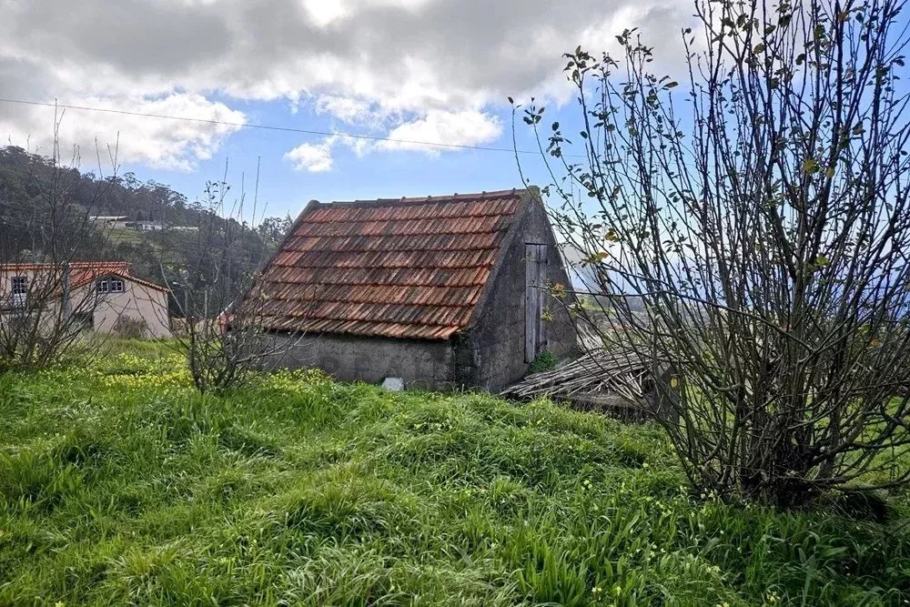 Um terreno em um ambiente natural, com vistas deslumbrantes sobre as montanhas e o mar