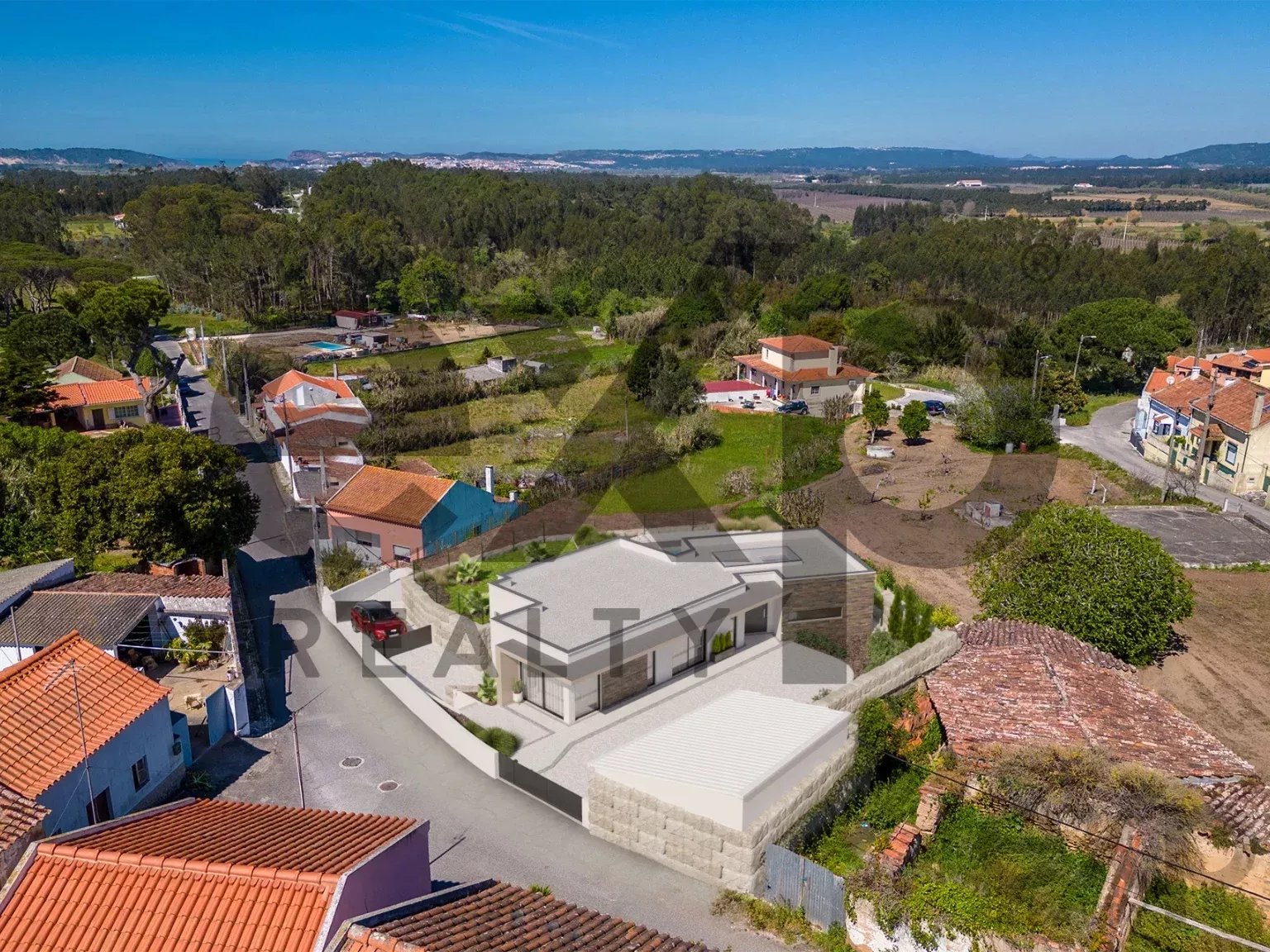 Fabulosa moradia com arquitetura moderna. T4 implantada num terreno de 1642 m2. a 5km da Baia de São Martinho