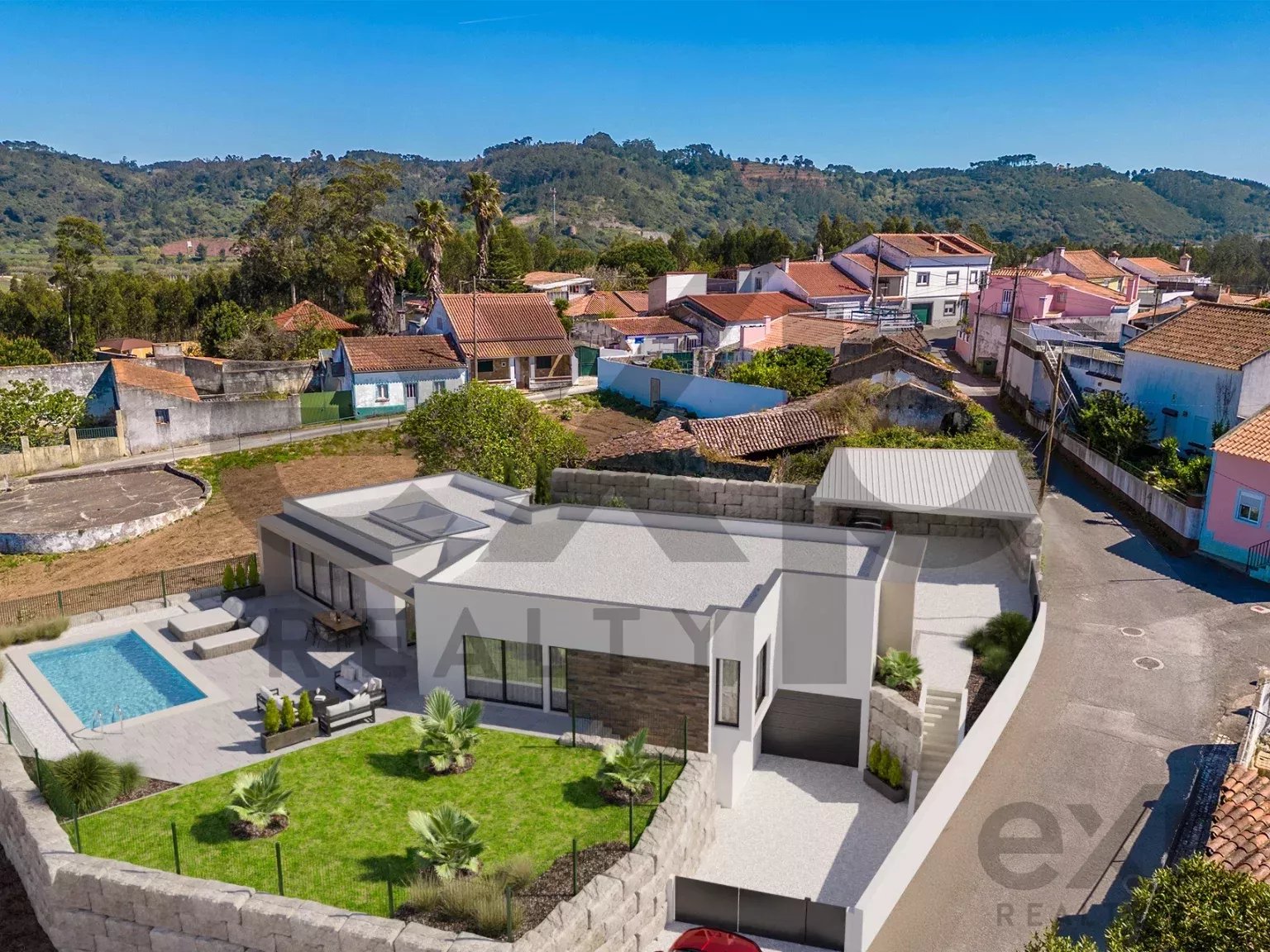 Fabulosa moradia com arquitetura moderna. T4 implantada num terreno de 1642 m2. a 5km da Baia de São Martinho