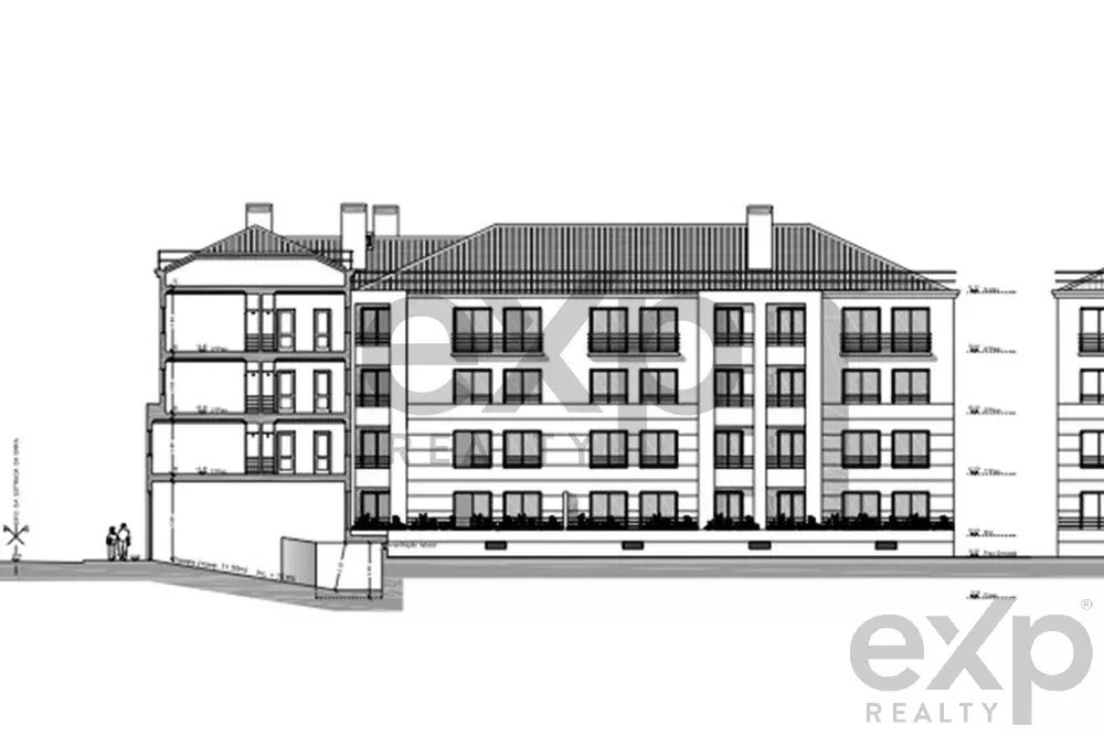 Lote com projecto aprovado, para construção no centro de Coruche
