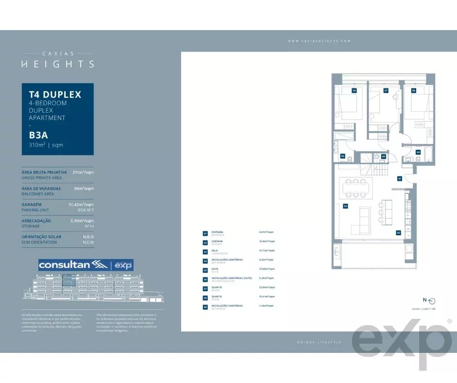Apartamento T4 Duplex- Caxias