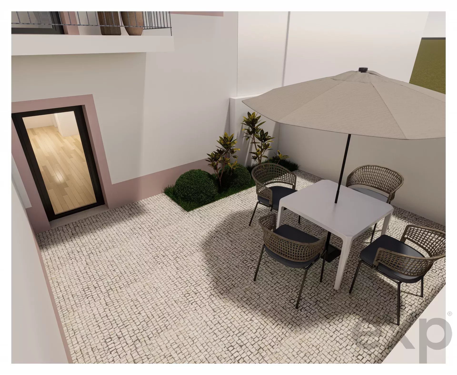 Apartamento Moderno em Bolhos com 2 Quartos