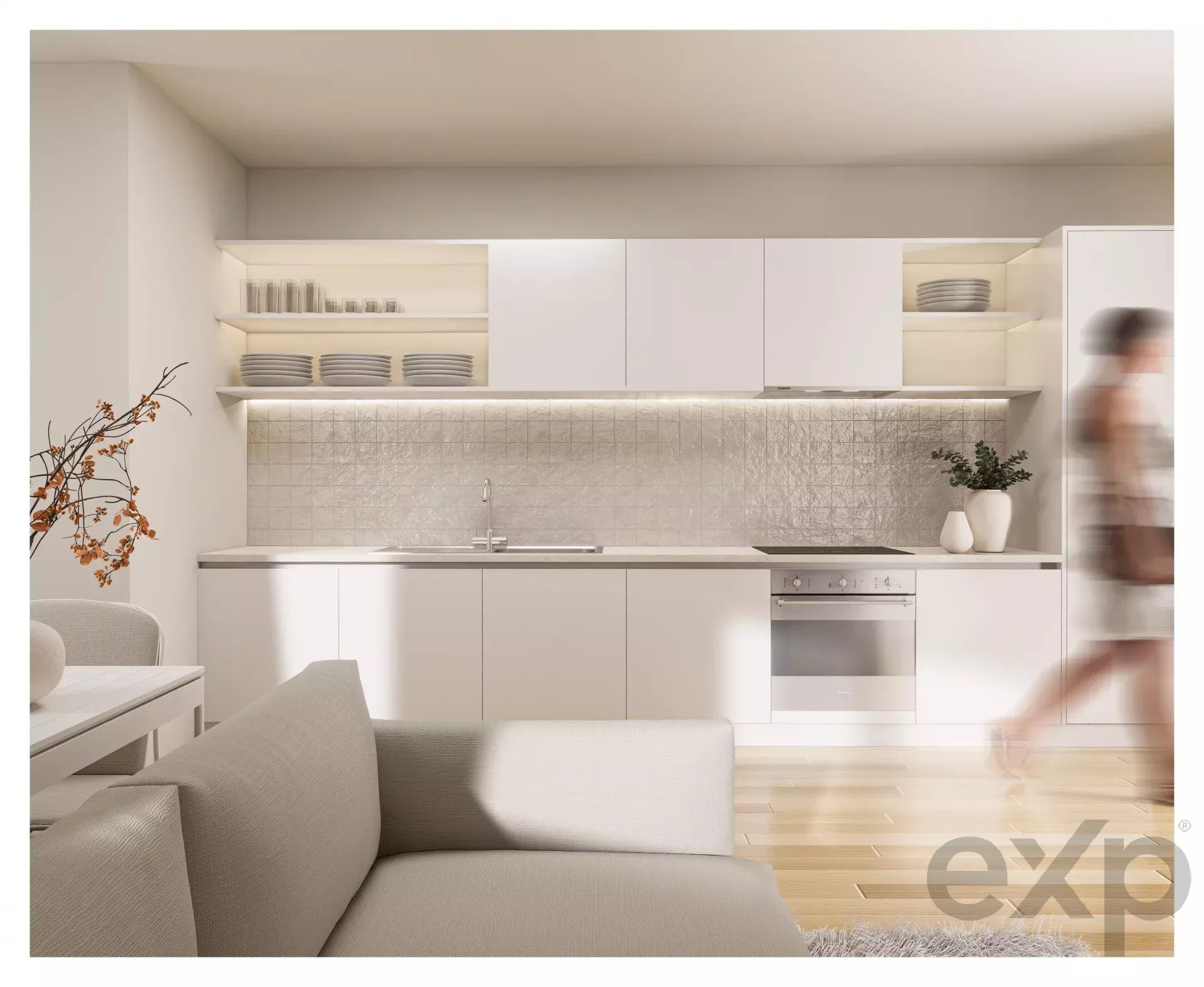 Apartamento Moderno em Bolhos com 2 Quartos