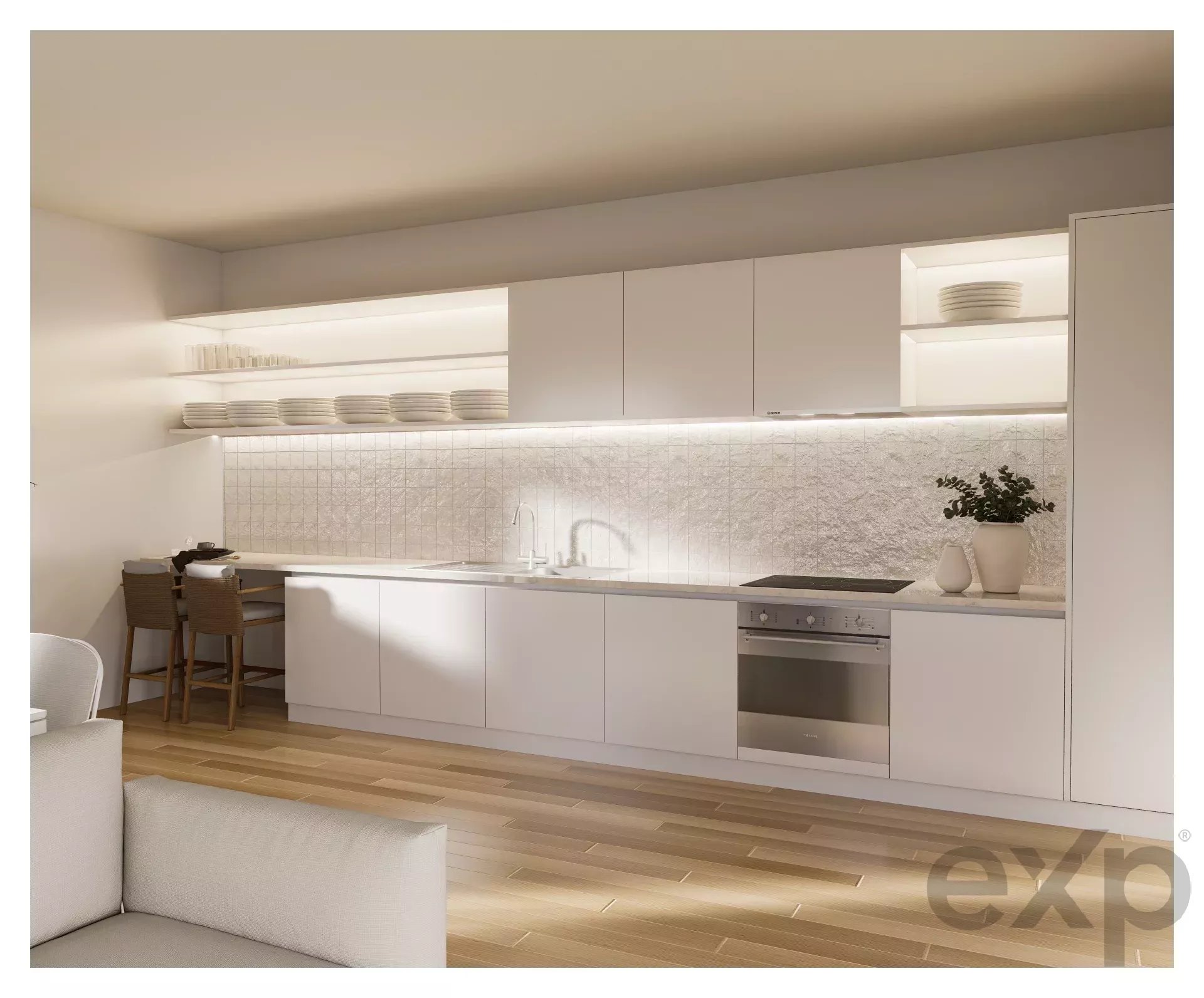 Apartamento Moderno em Bolhos com 2 Quartos