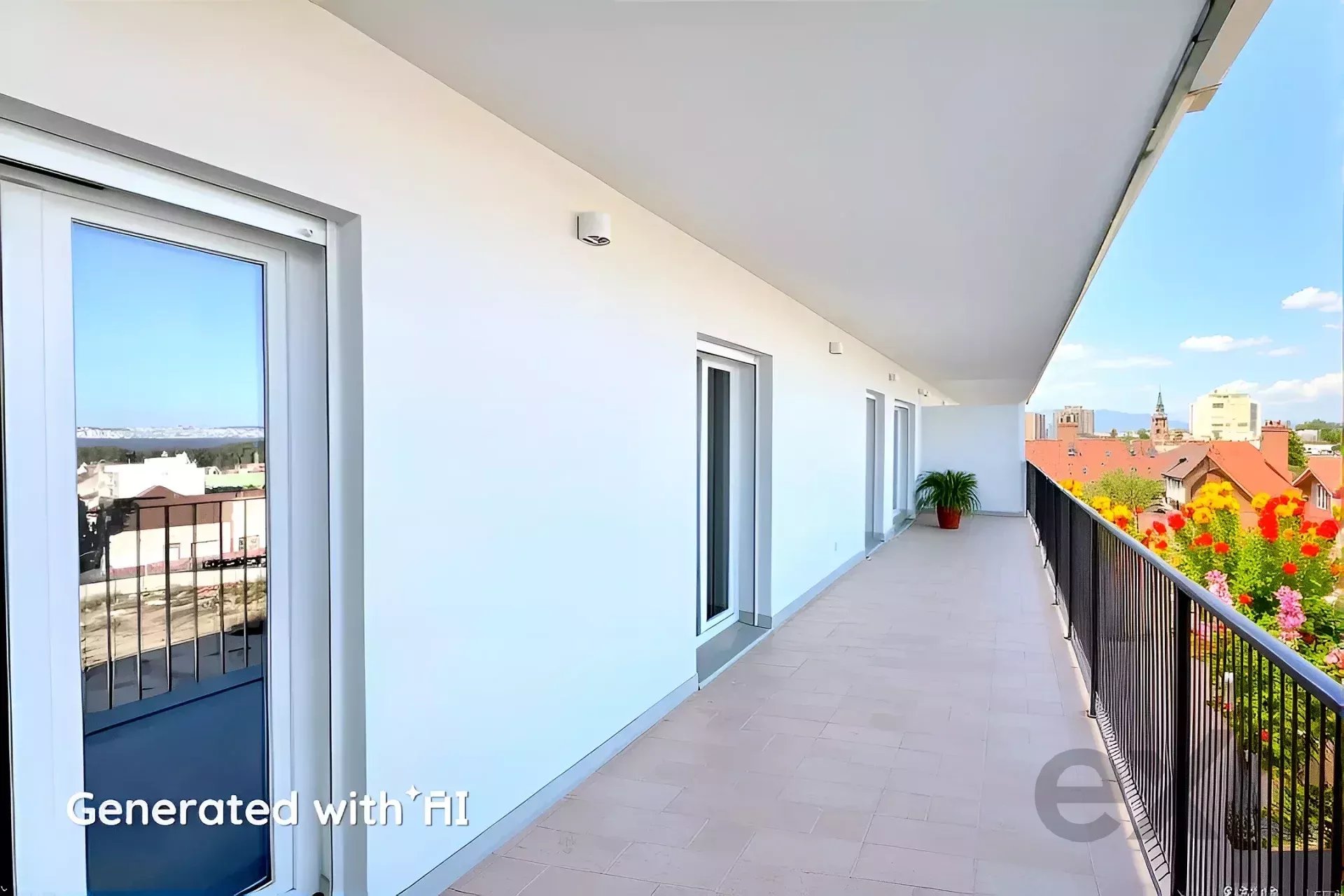 It is more than a simple T2 – it is a two‑bedroom flat featuring a balcony with scenic views, leisure amenities and an enhanced quality of life. 86351022 image 42