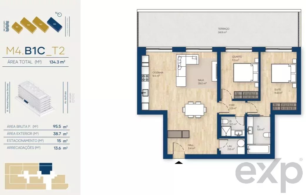 Apartamento T2 | Canidelo, V.N.Gaia