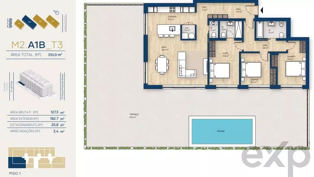 Apartamento T3 | Canidelo, V.N.Gaia