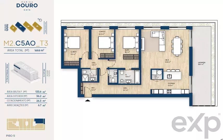 Apartamento T3 | Canidelo, V.N.Gaia