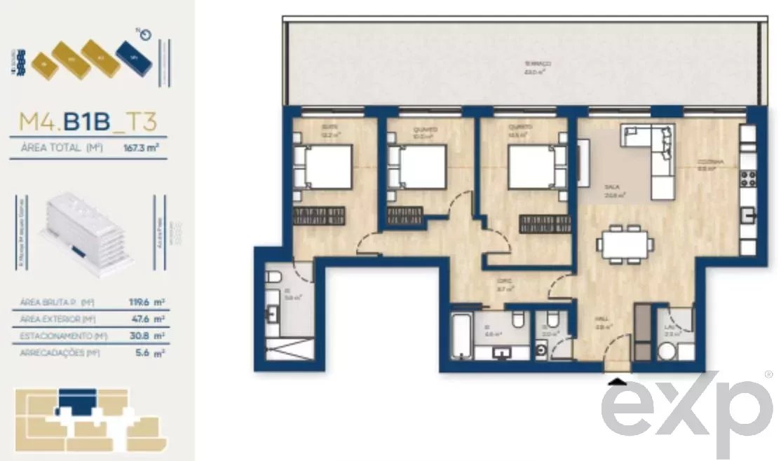 Apartamento T3 | Canidelo, V.N.Gaia