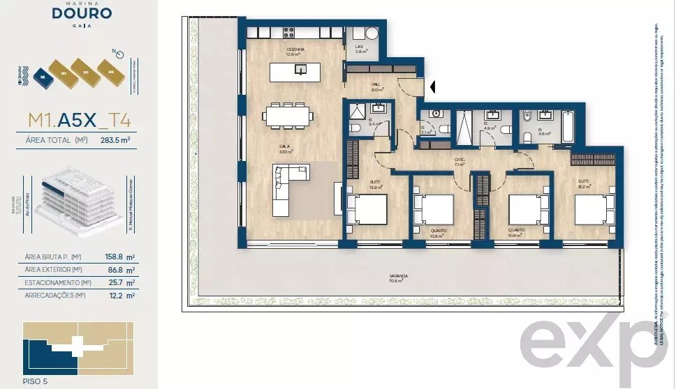 Apartamento T4 | Canidelo, V.N.Gaia