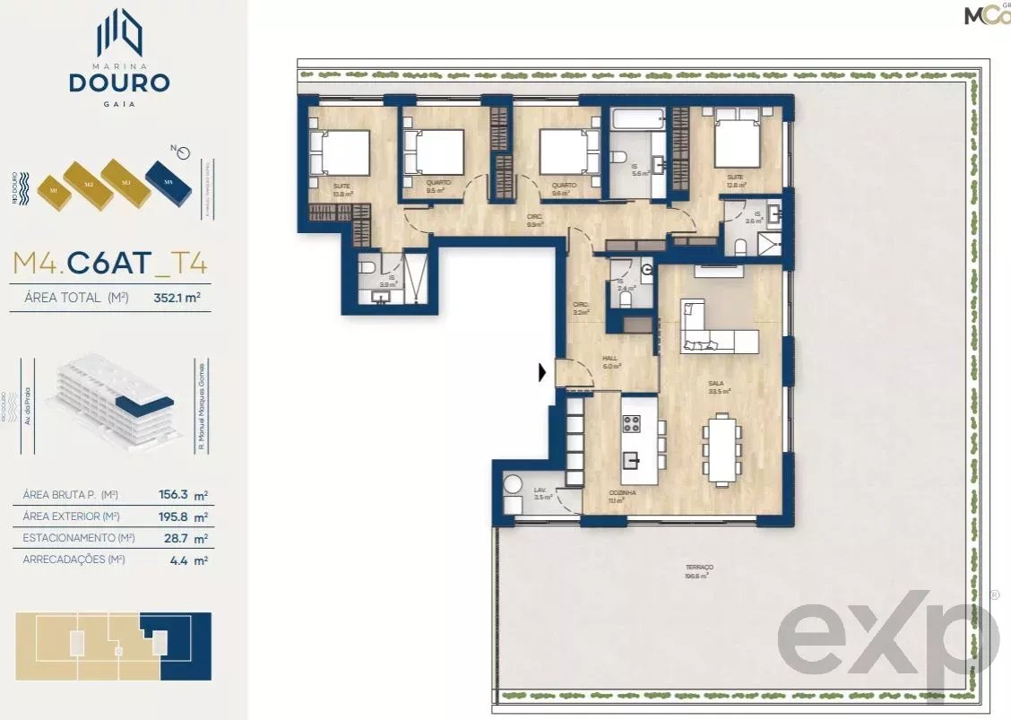Apartamento T4 | Canidelo, V.N.Gaia