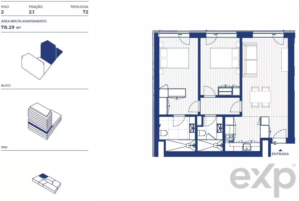 Apartamento T2 | Antas, Porto