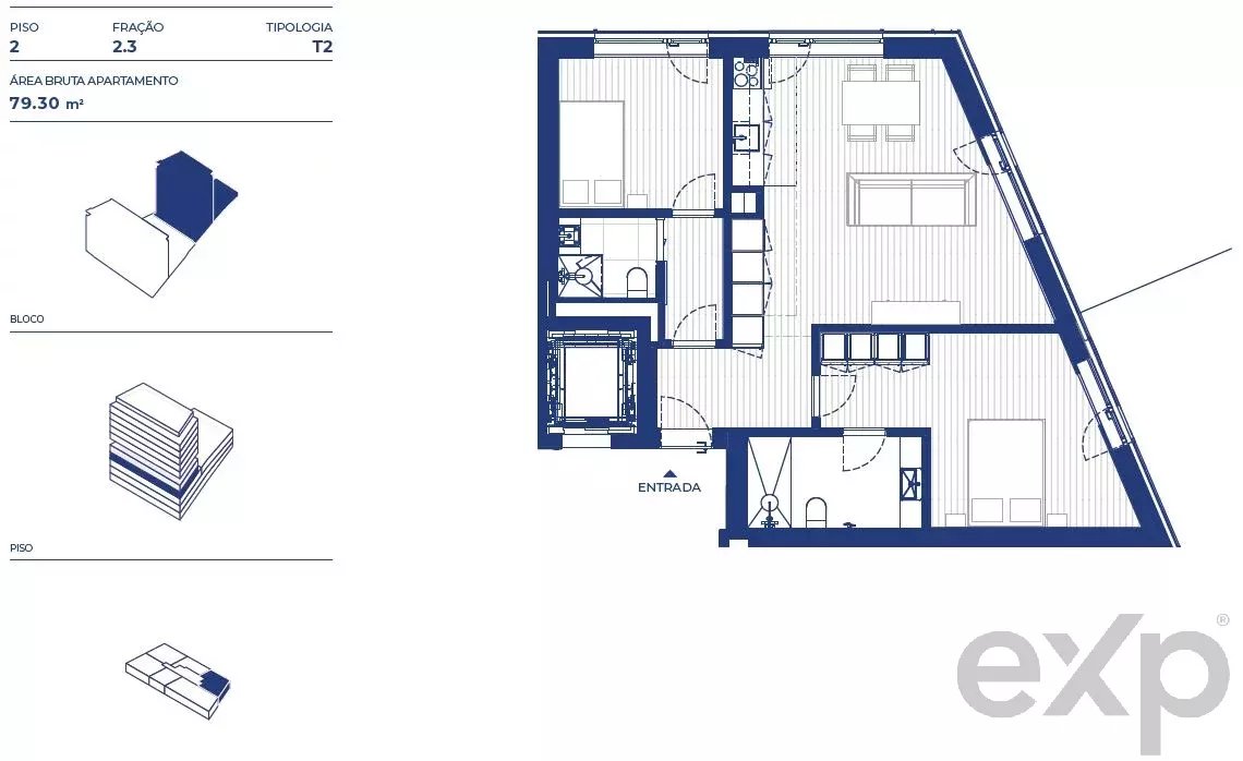 Apartamento T2 | Antas, Porto