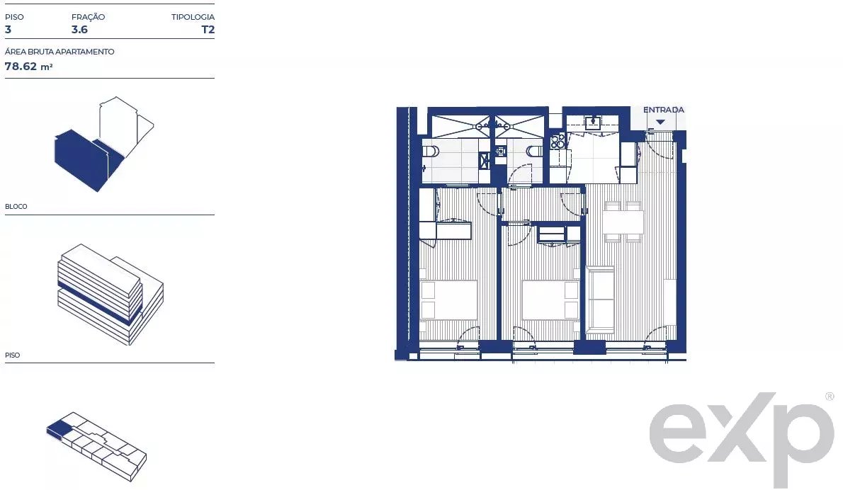 Apartamento T2 | Antas, Porto