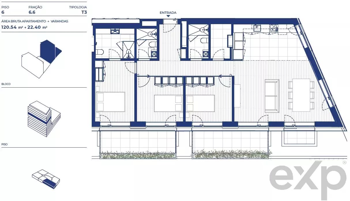 Apartamento T3 | Antas, Porto