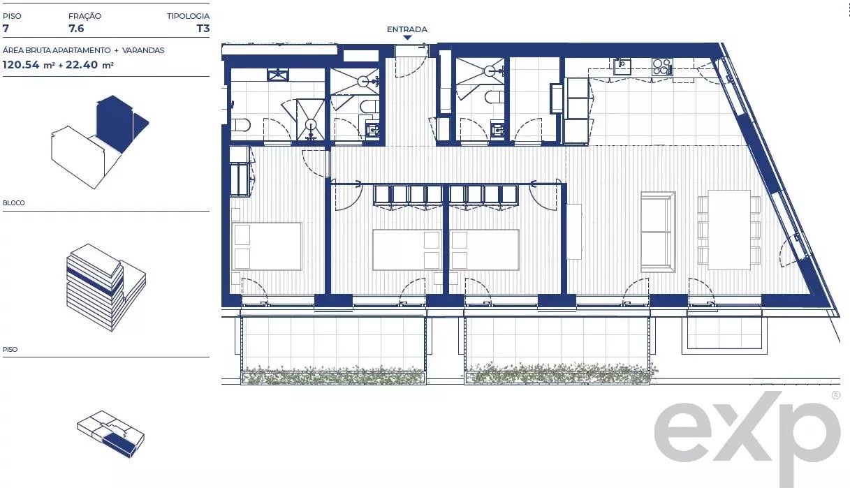 Apartamento T3 | Antas, Porto