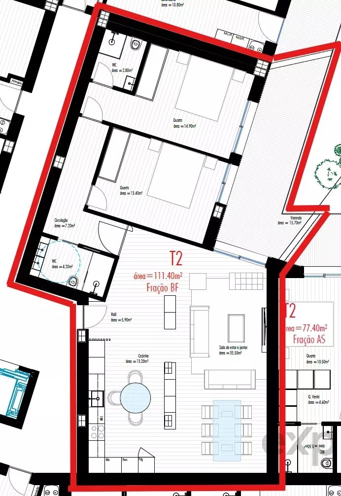 Apartamento T2 - Bellevue Residences – Conforto, design e luz natural no coração de Freamunde