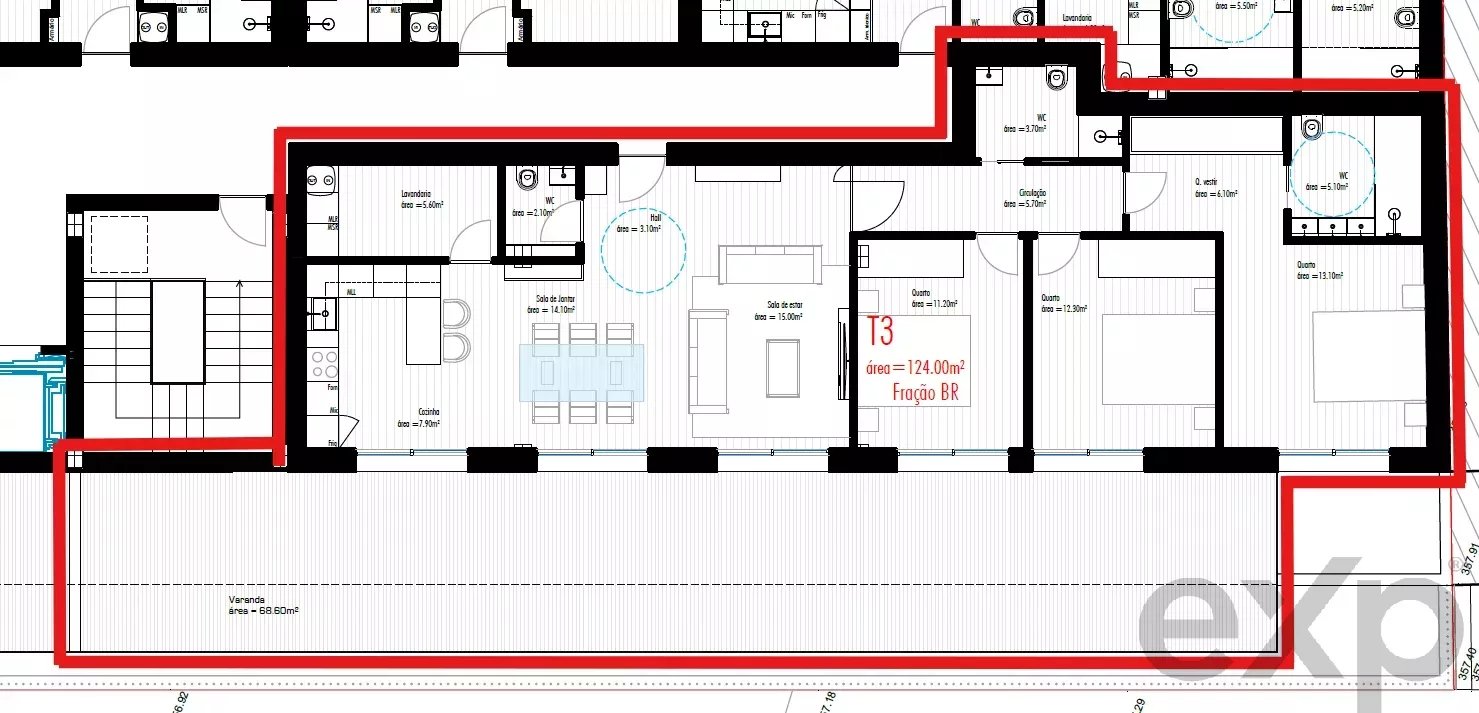 APARTAMENTO – T3 NOVO no último piso!