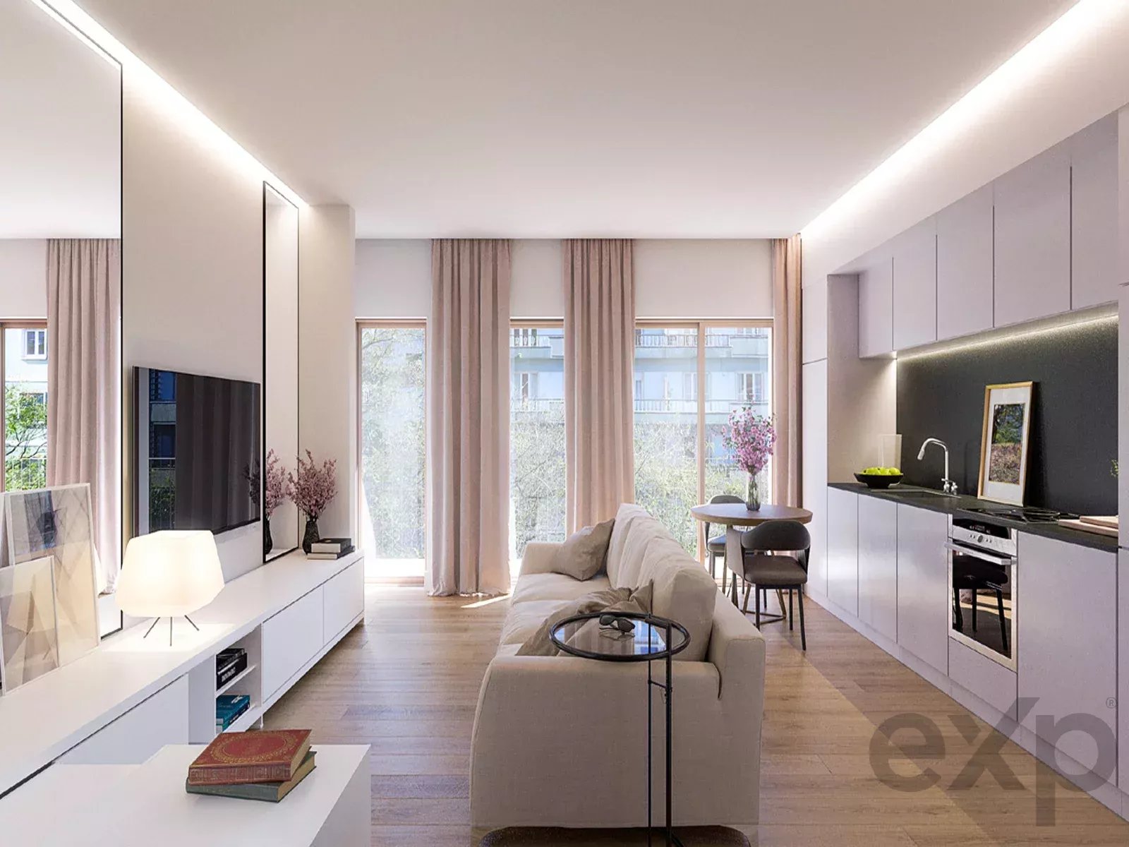 Apartamento T1 com Terraço - Avenidas Novas