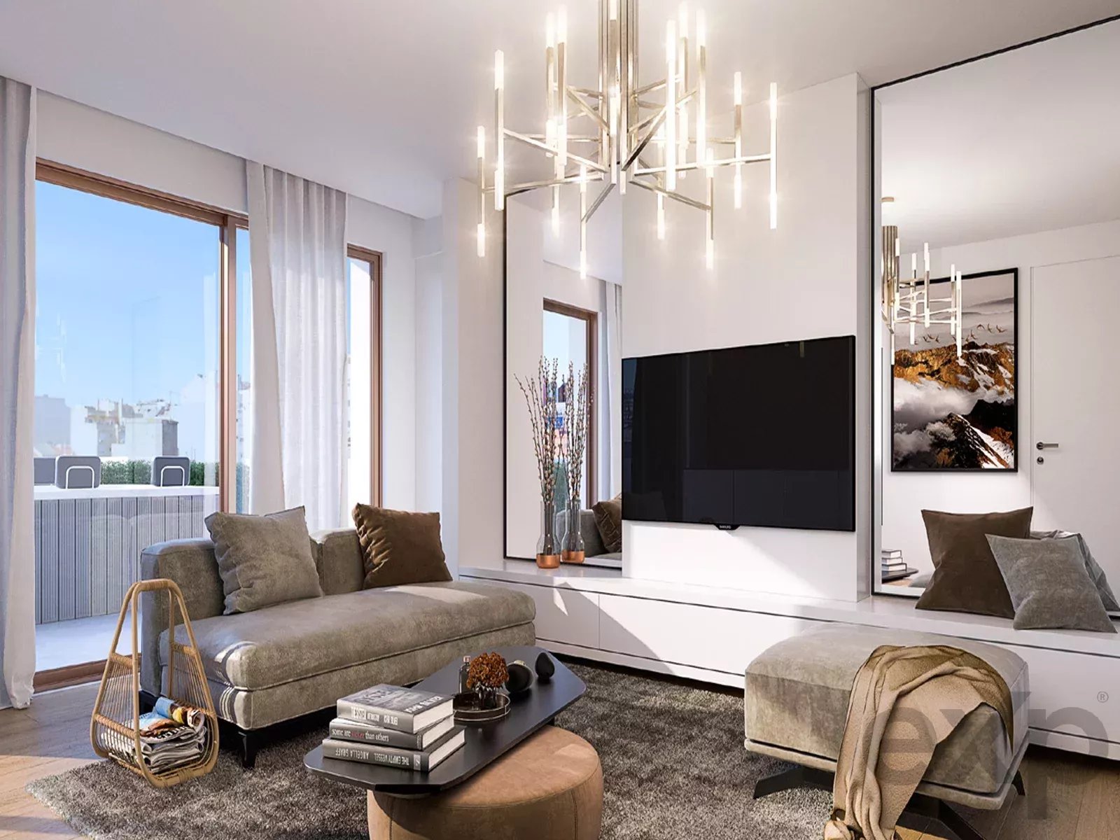 Apartamento T1 com Terraço - Avenidas Novas
