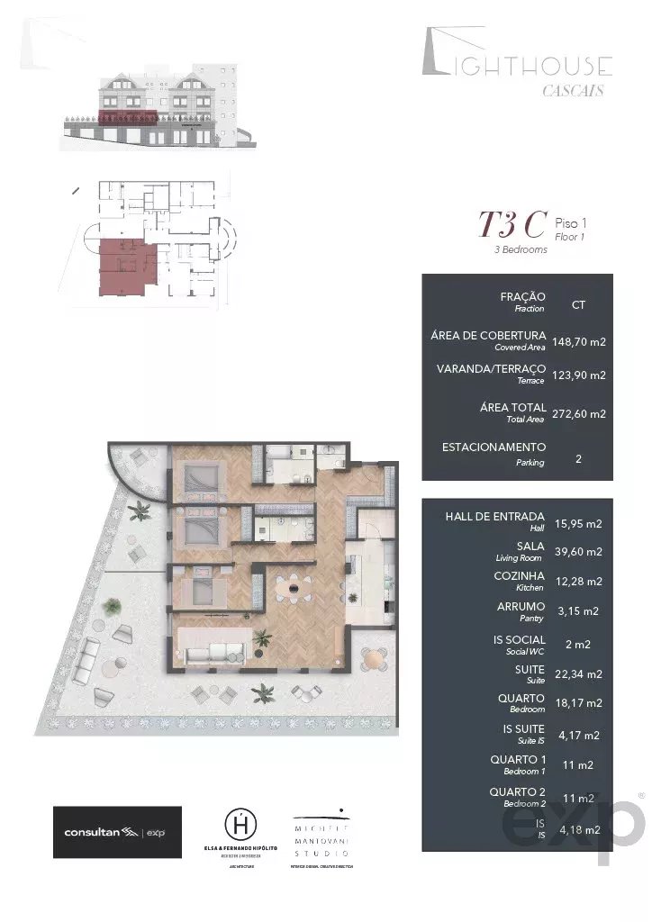 Apartamento T3 - CASCAIS