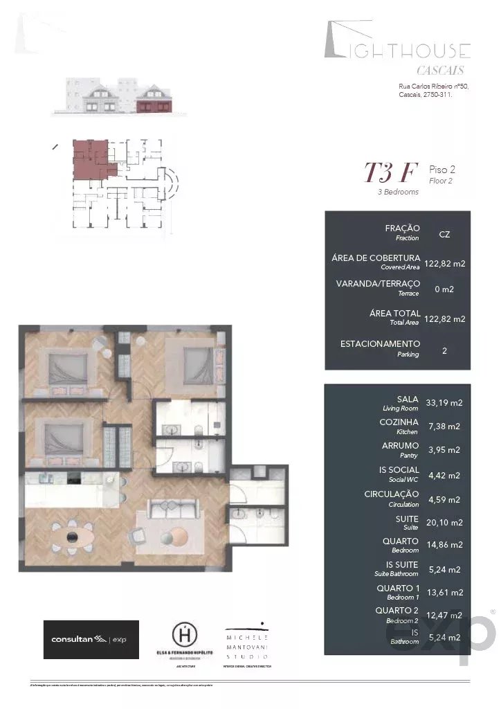 Apartamento T3 - CASCAIS