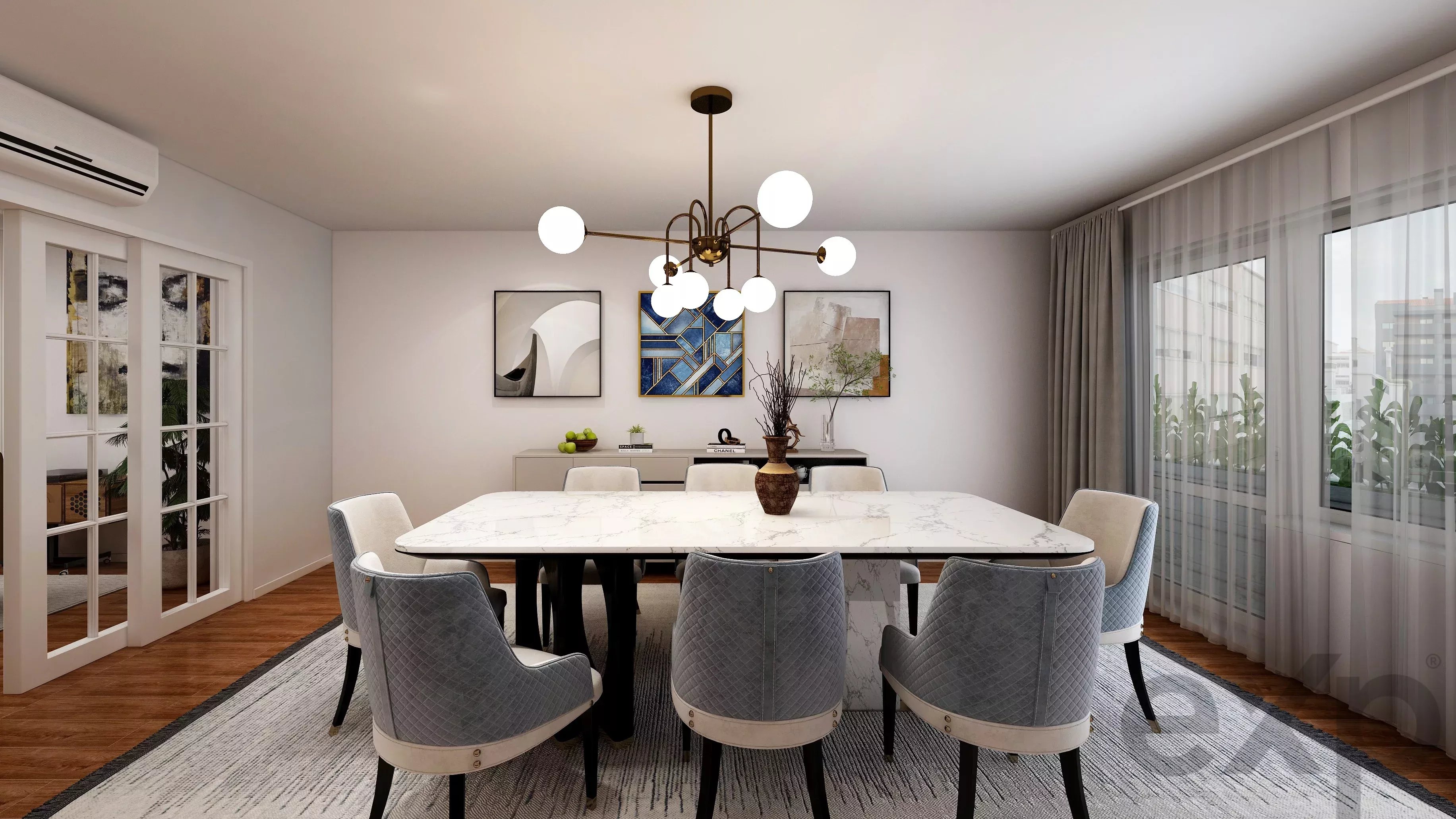 New penthouse, T4+1, total 220 m², 3 balconies and garage 86686469 image 16