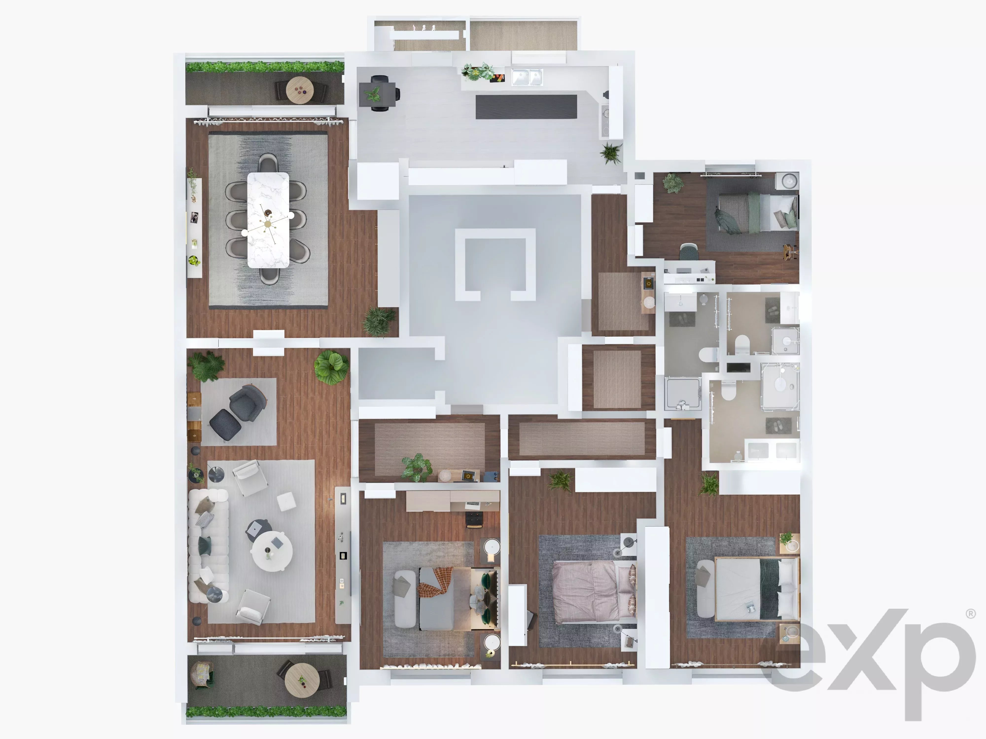 New penthouse, T4+1, total 220 m², 3 balconies and garage 86686469 image 8