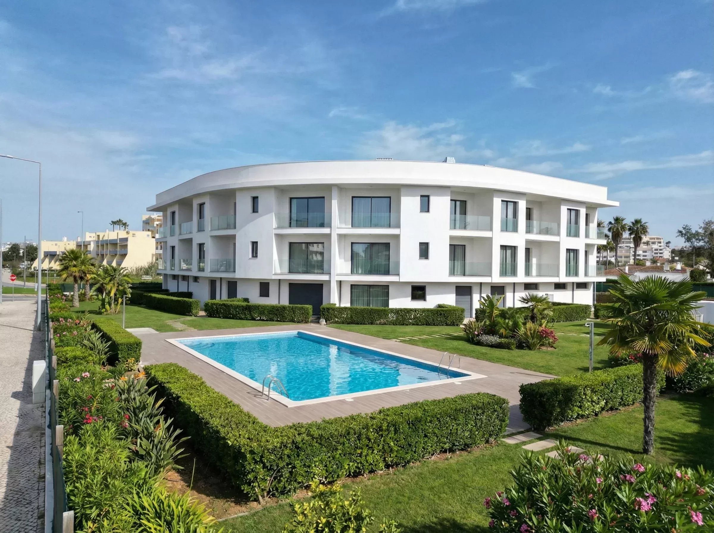 Vida de Luxo à Beira-Mar – Novo Apartamento T2+1 com Rooftop Privado perto da Meia Praia