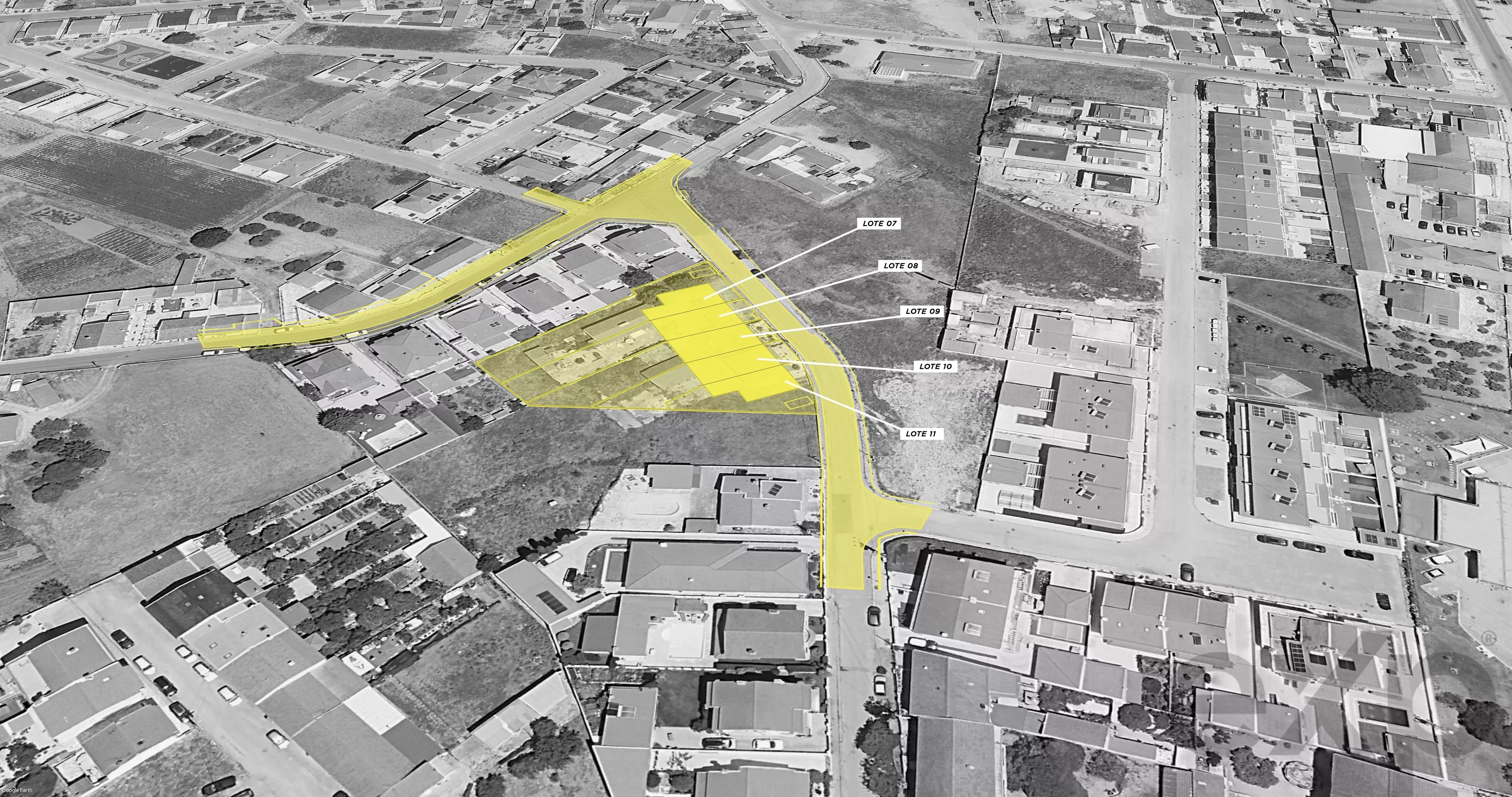Land with approved project – 5 plots, Montijo 86720198 image 1
