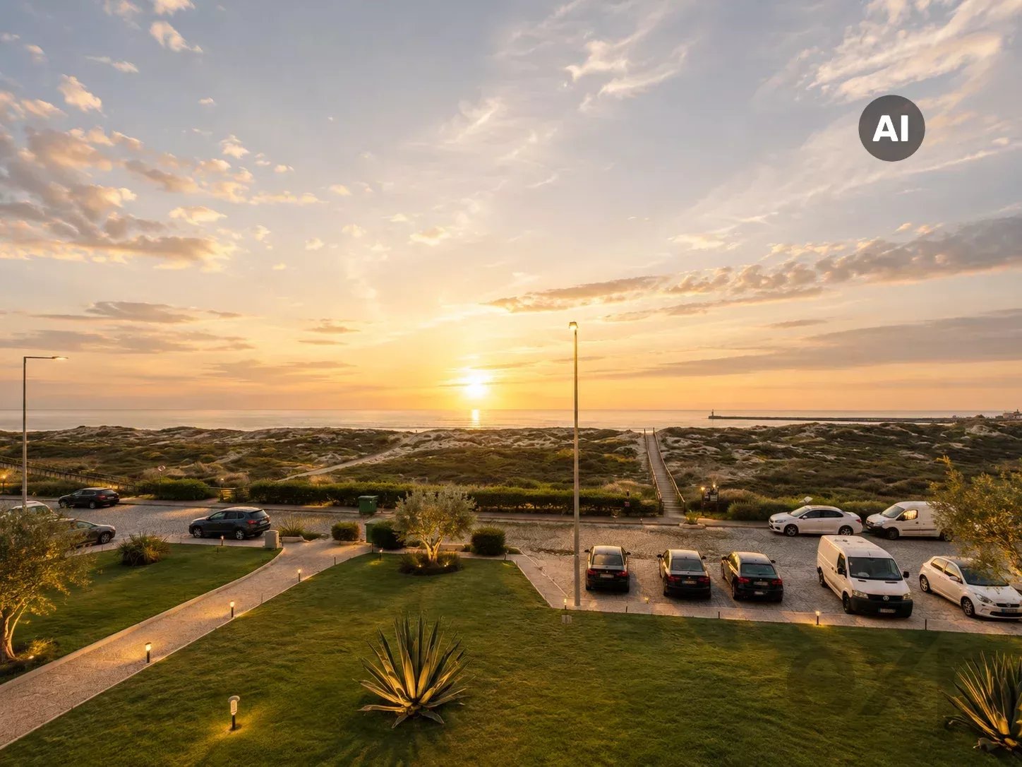T2+1 totalmente mobilado em frente à praia de Azurara – Piscina, ténis