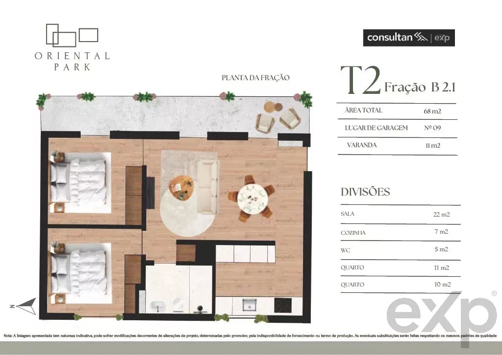Apartamento à venda em Porto, 56 m²