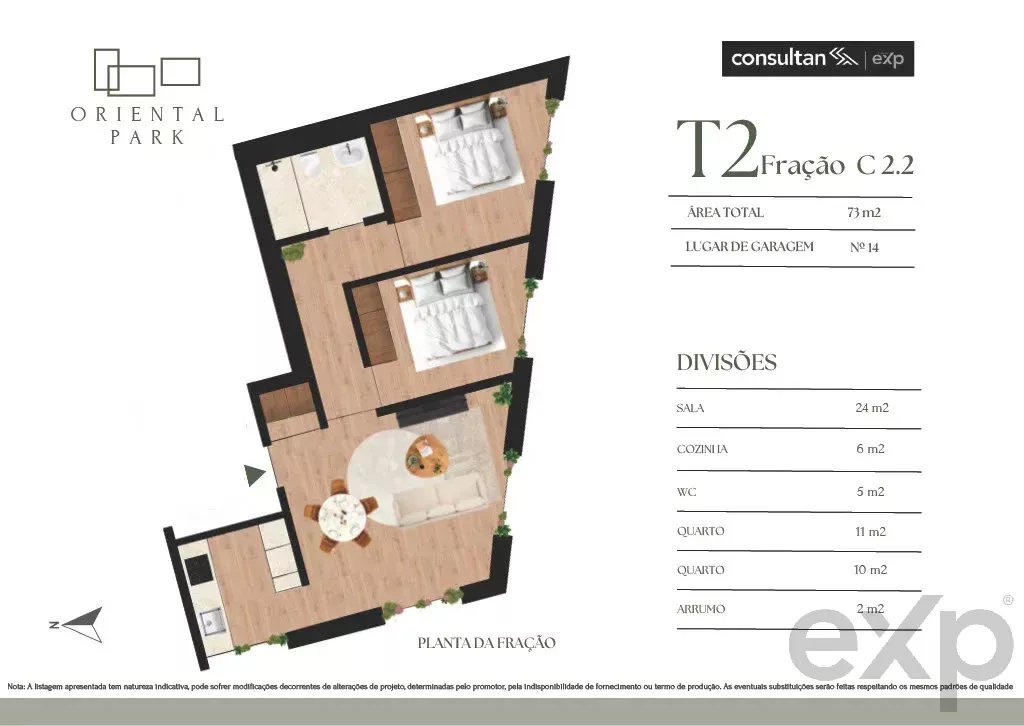Apartamento T2 - Campanhã - PORTO
