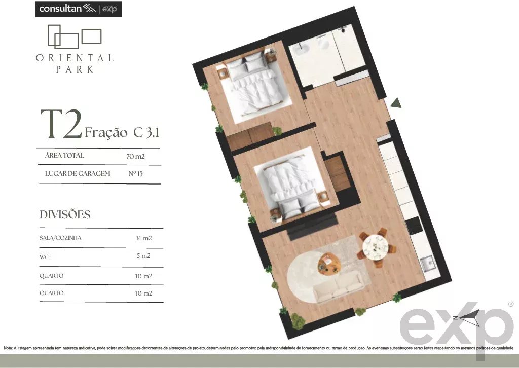 Apartamento T2 - Campanhã - PORTO
