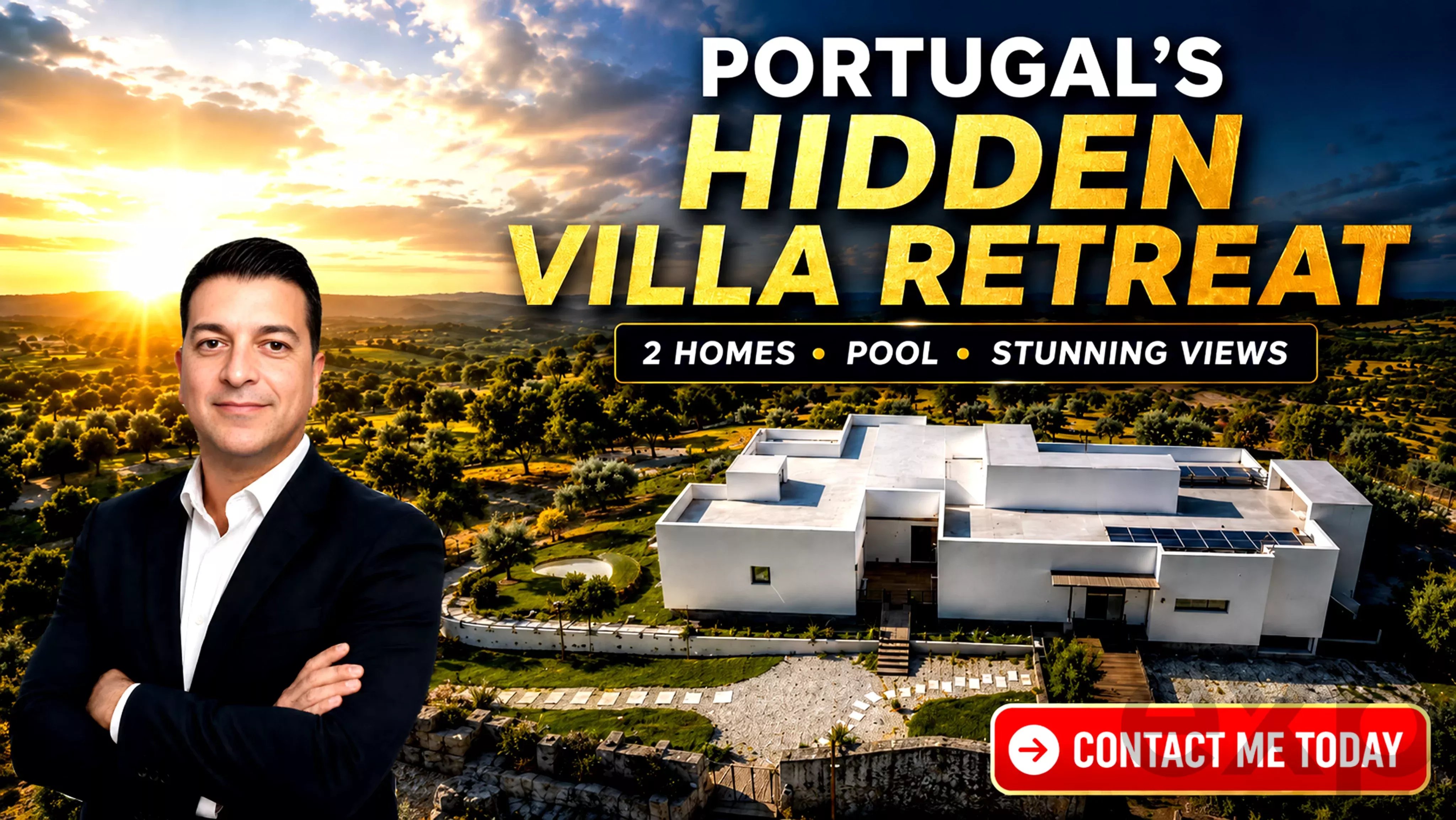 Moradia T5 - duas habitações independentes, piscina, terreno de 2.565 m² e licença de Alojamento Local