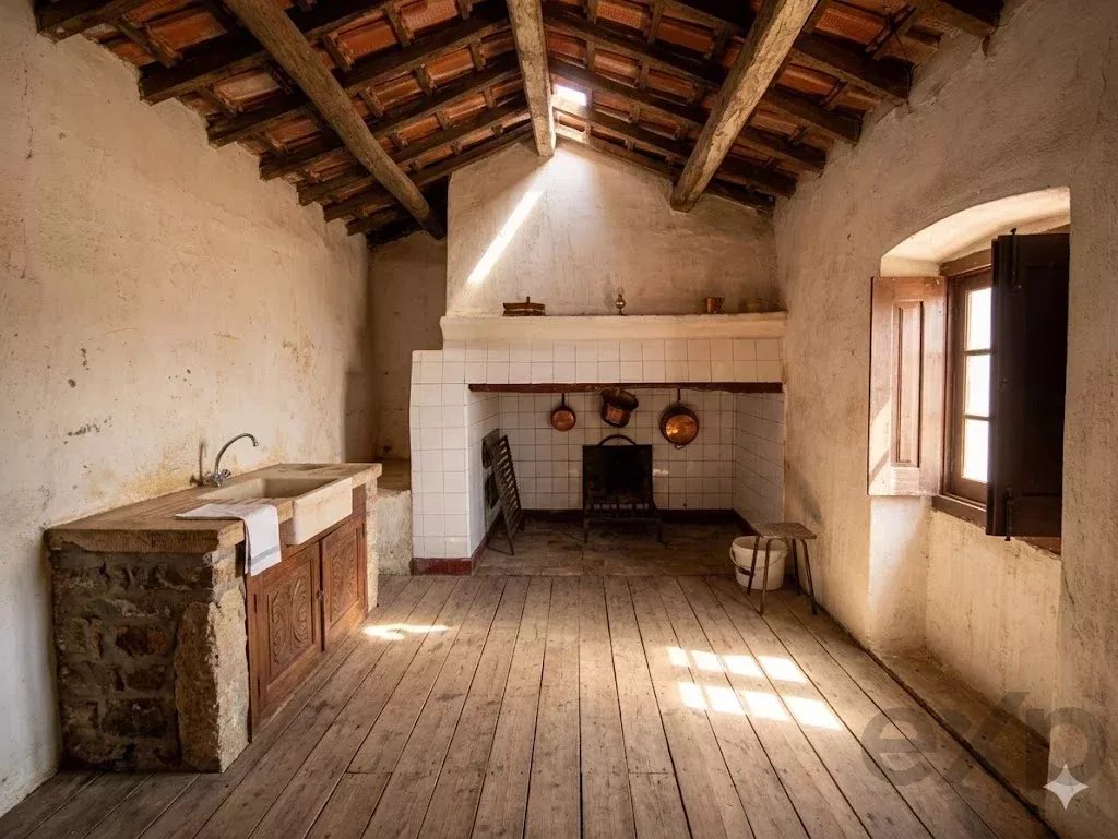 Casa T3 típica em Vale de Gaviões, Margem