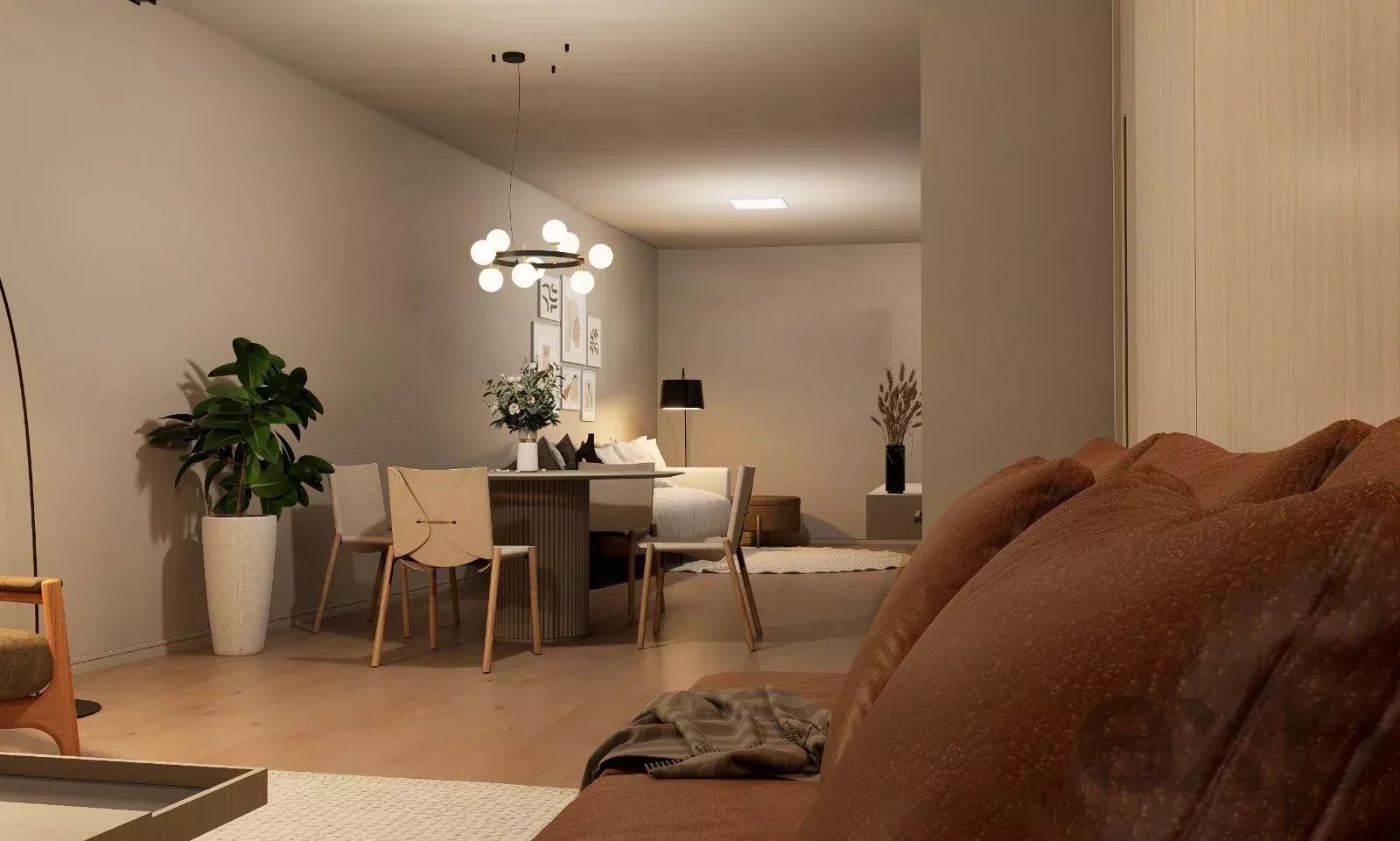 Apartamento à venda em Parada de Todeia, 69 m²