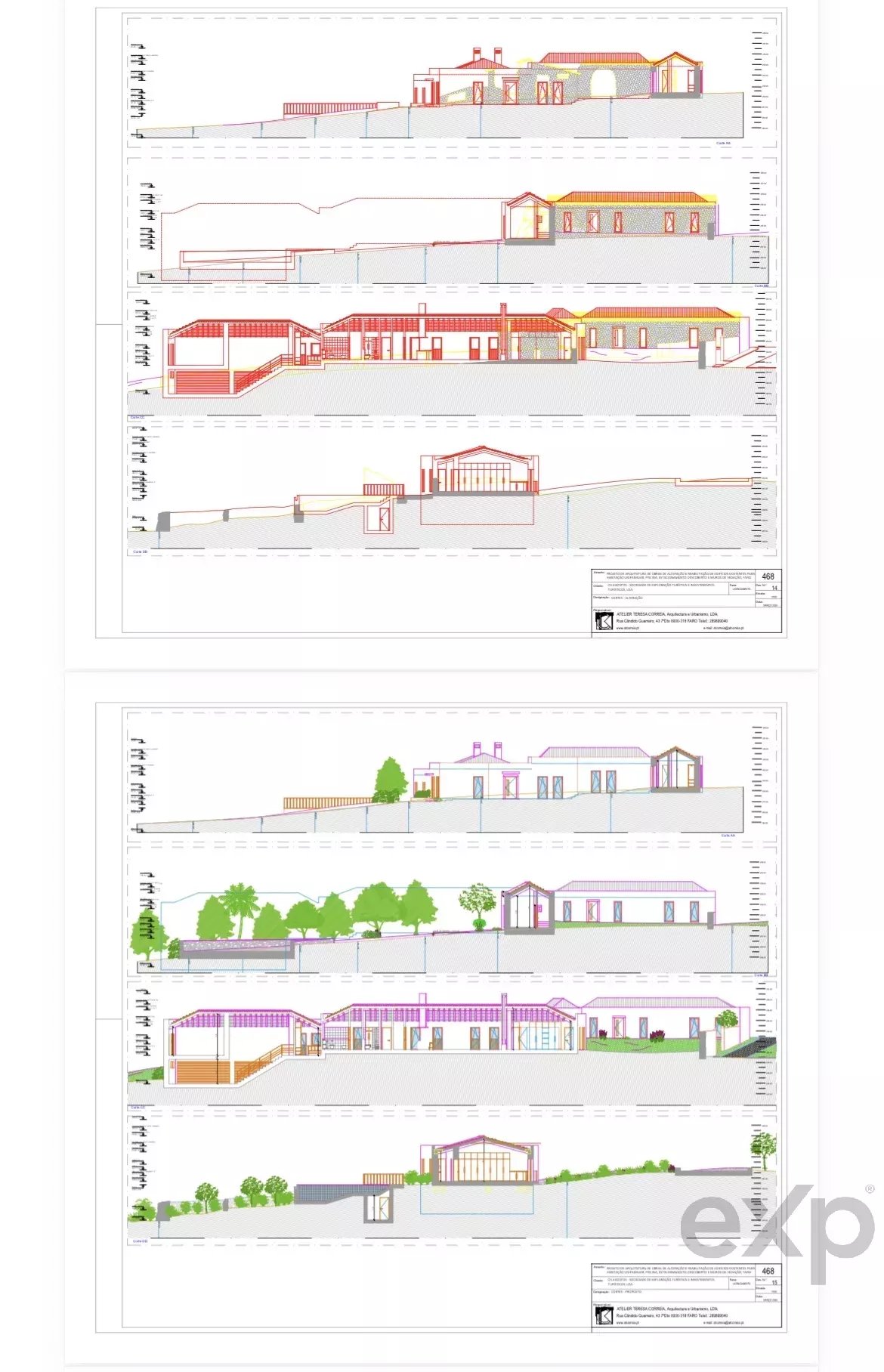 Algarve (serra) - Terreno com Ruína com Projeto Aprovado