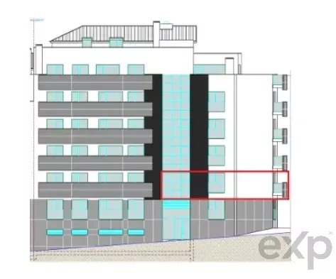 Apartamento T2 - D moderno em construção em Viseu
