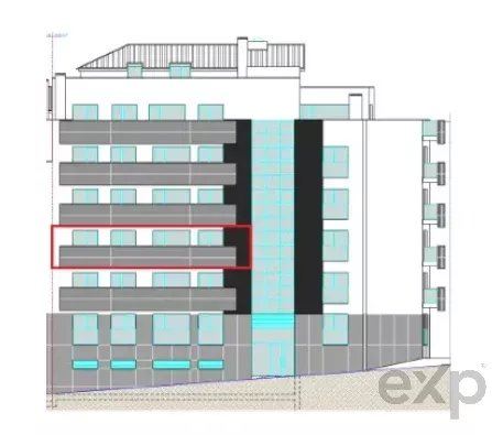 Apartamento T2 - H moderno em construção em Viseu