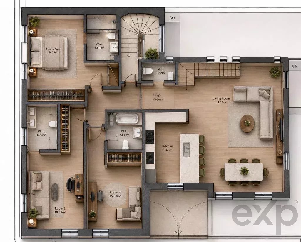 Sober House Penthouse in Central Cascais 87025152 image 3