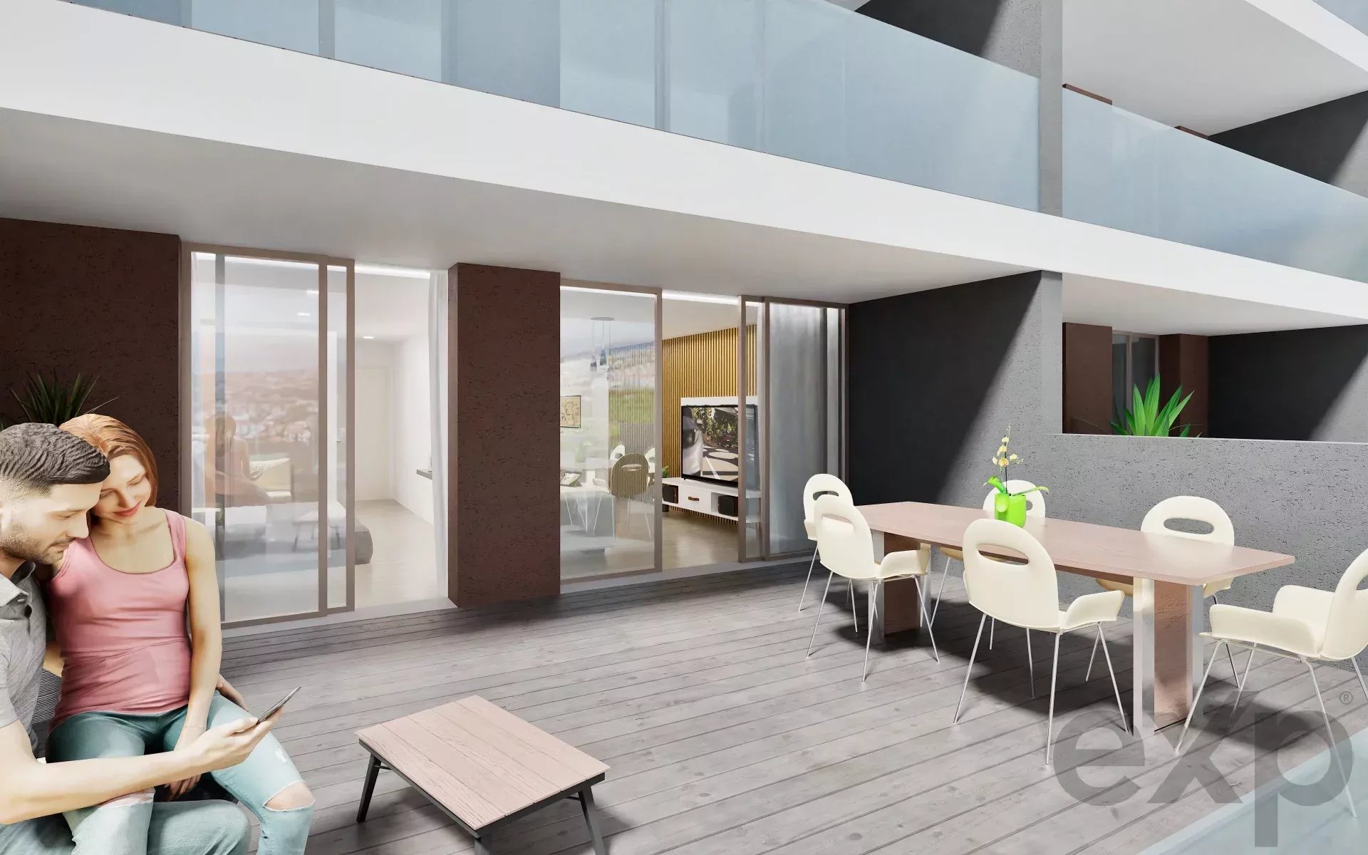 Novo Apartamento T2 Moderno com Vista Mar Deslumbrante