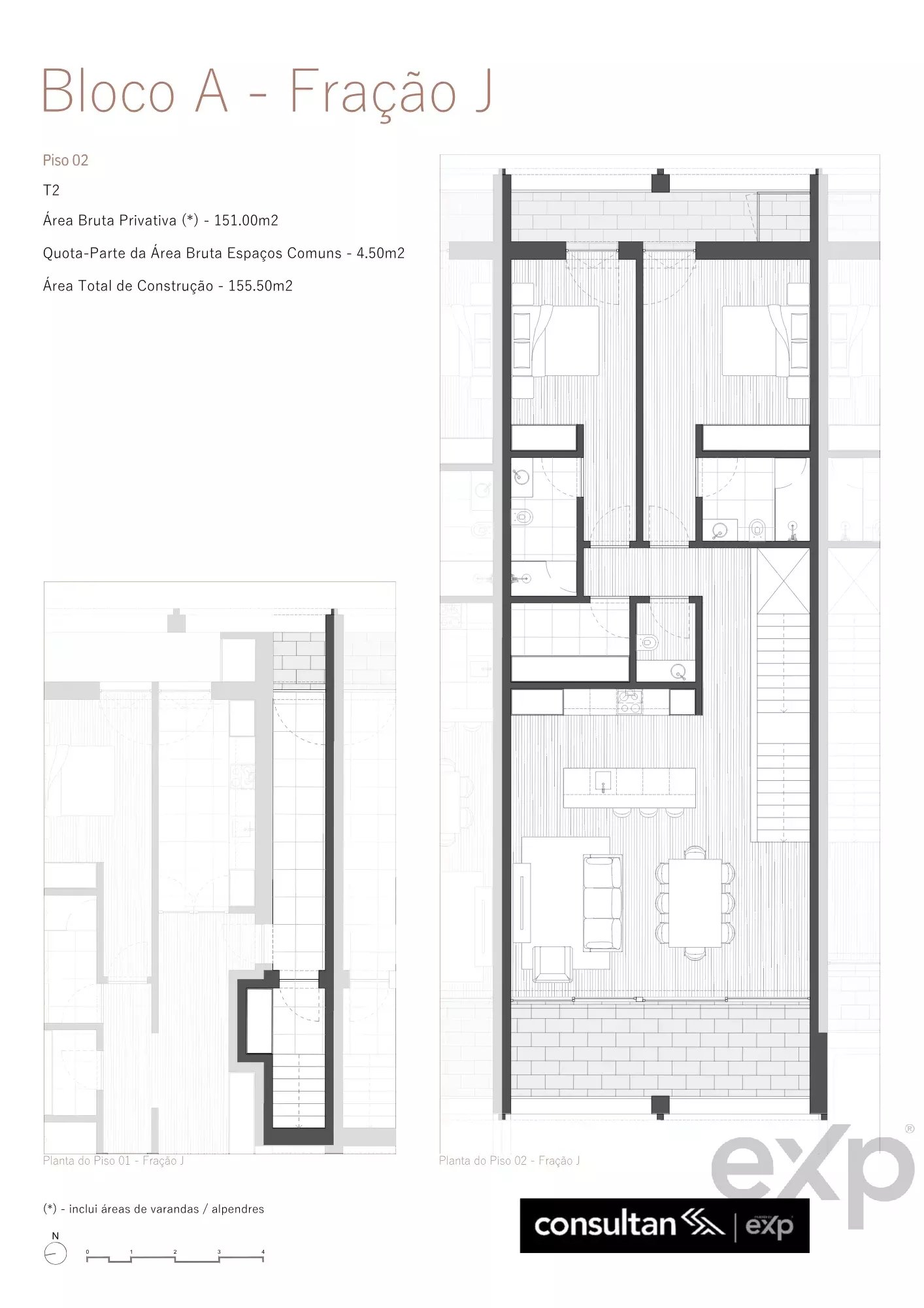 Apartamento T2 - Valadares - PORTO